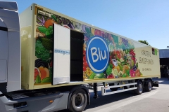 2 Achs Sattelauflieger mit Zwangslenkung und Kofferaufbau für Blumentransport (6)