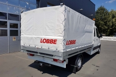 Aluminium Aufbau mit Bordwänden und einem Verdeckgestell (2)